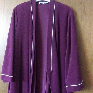 Dark purple robe